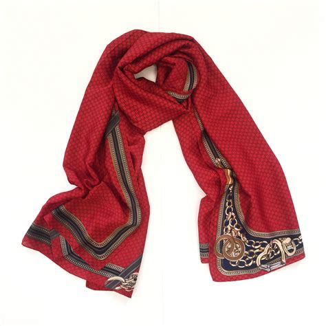 foulard gucci rosso|Foulard Gucci in Lana Rosso .